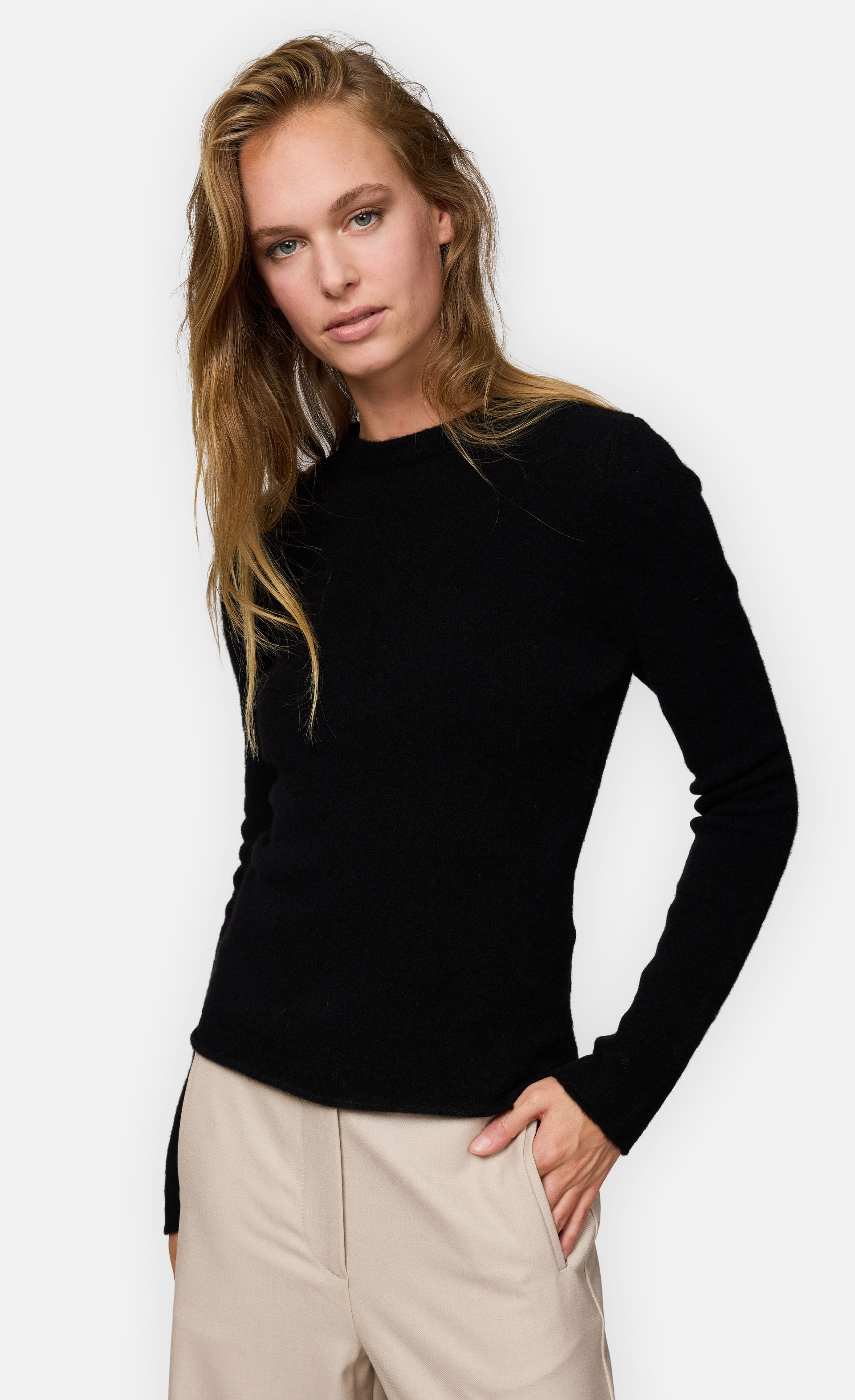 Holdine - Schmaler Pullover aus Wollgarn