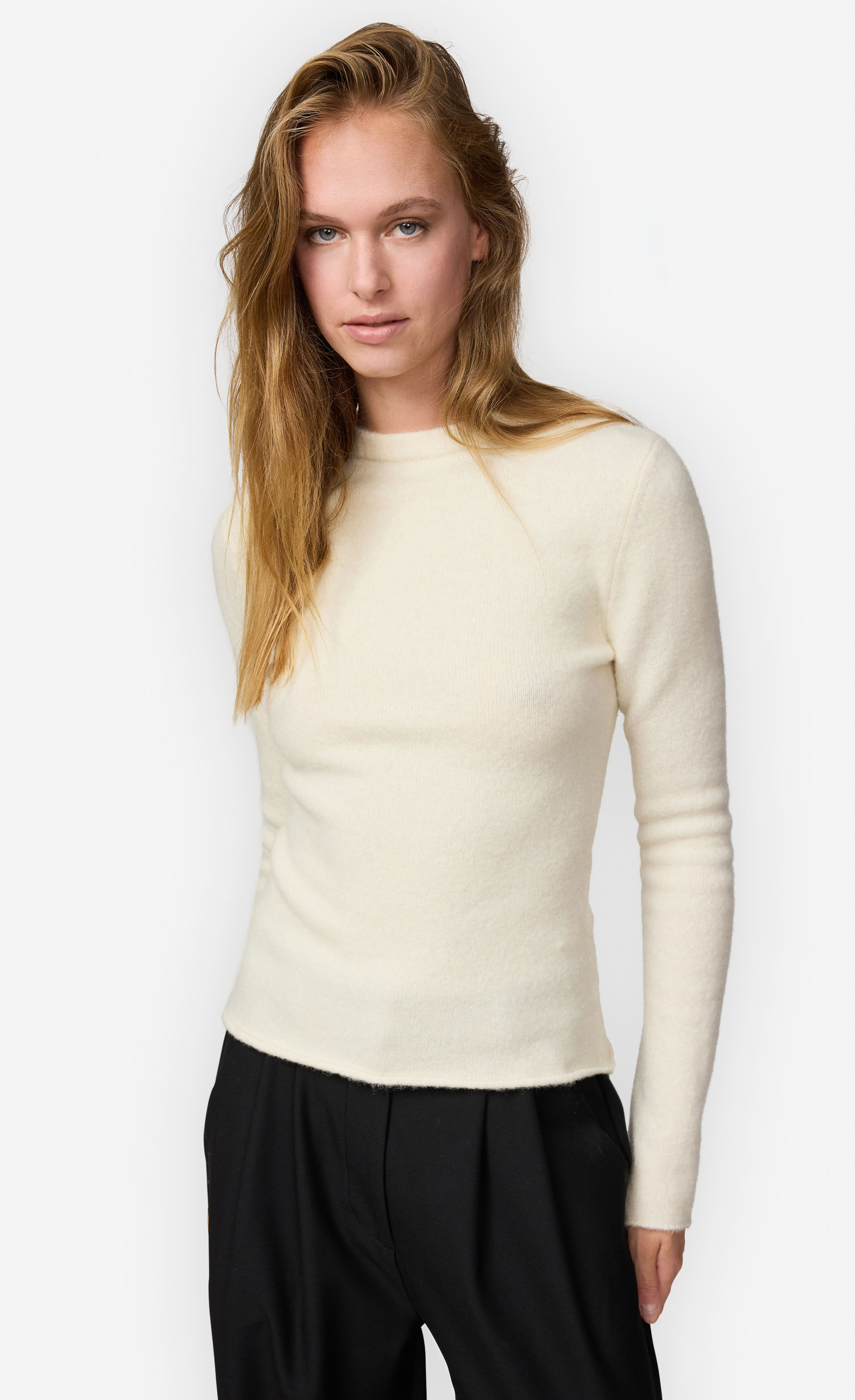 Holdine - Schmaler Pullover aus Wollgarn