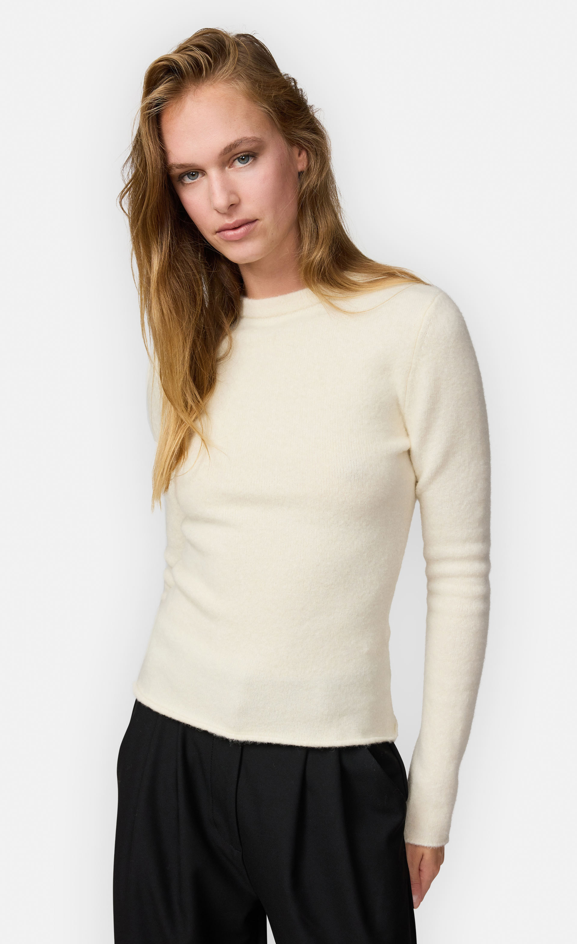 Holdine - Schmaler Pullover aus Wollgarn