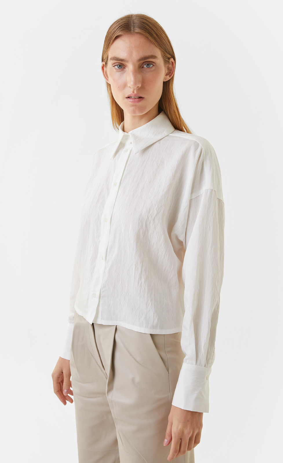 Wemke - Bluse mit tonalem Streifenmuster