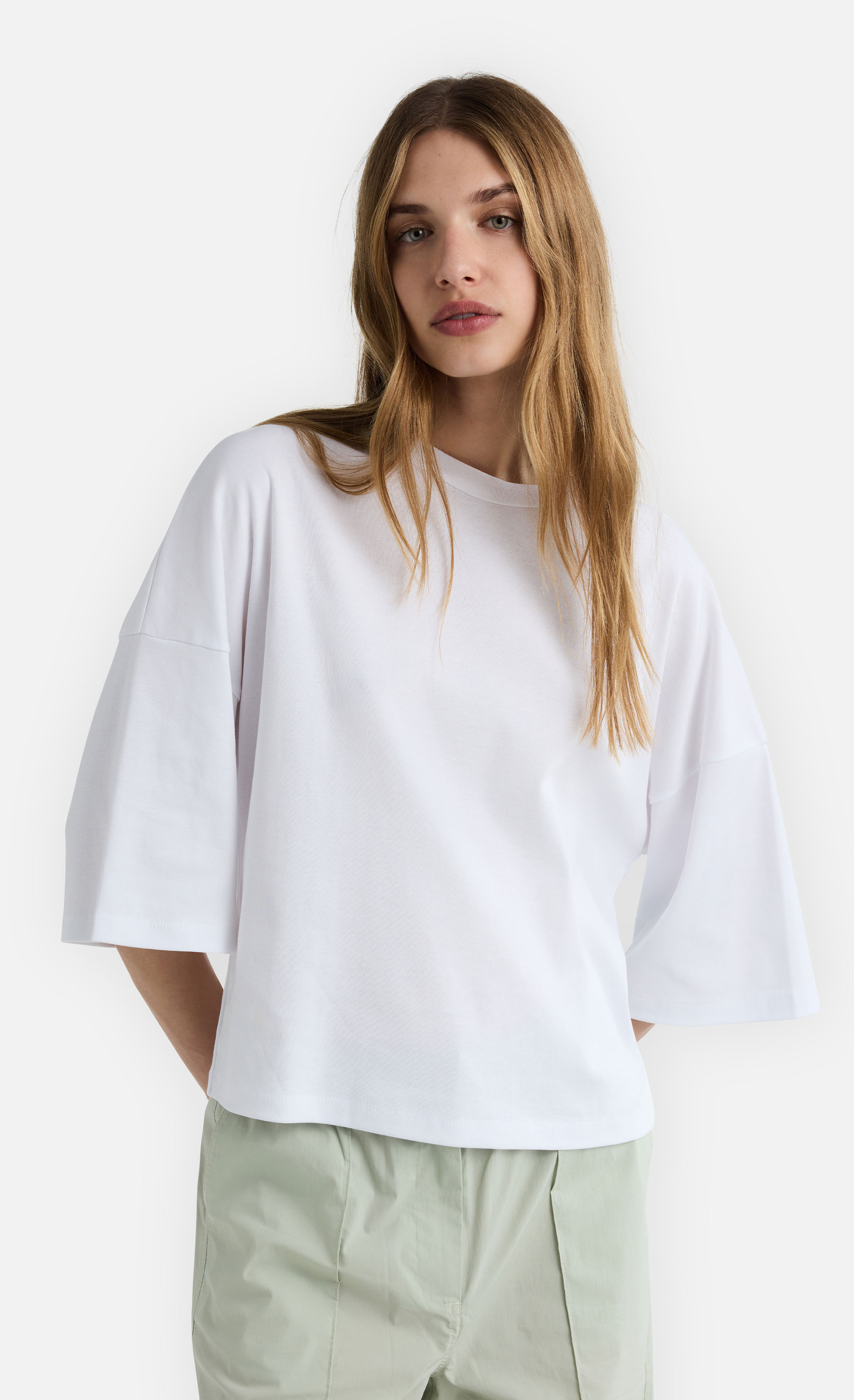 Lüdena - Oversized T-Shirt aus Baumwolle