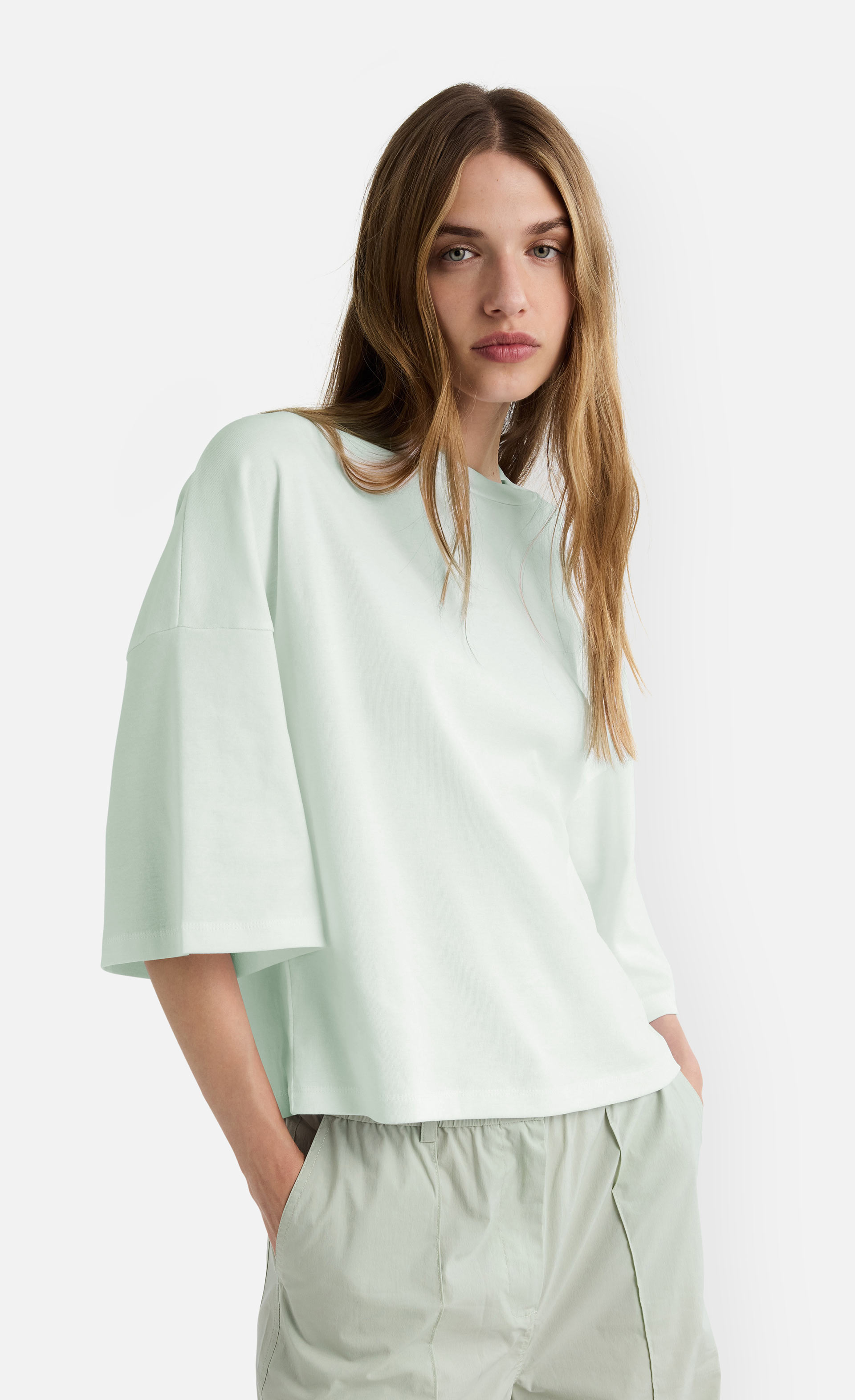 Lüdena - Oversized T-Shirt aus Baumwolle