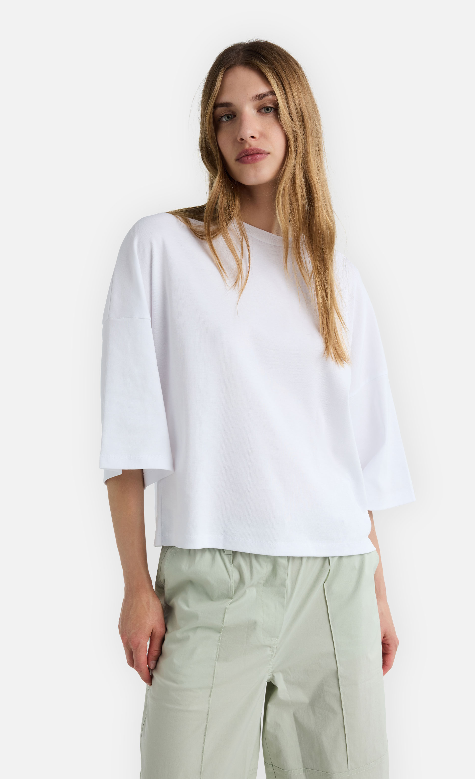 Lüdena - Oversized T-Shirt aus Baumwolle