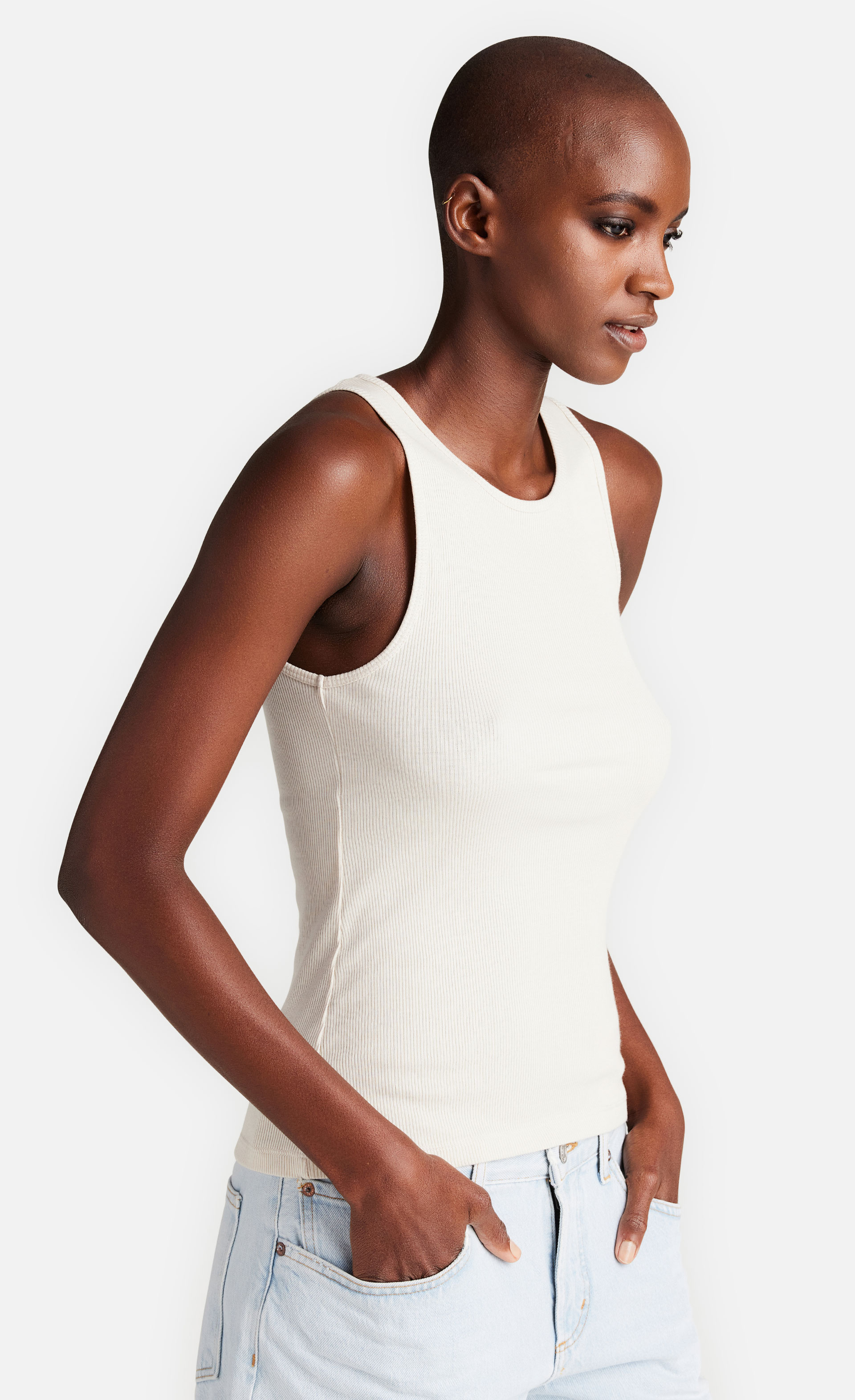 Fibiane - Ripptop mit American Neckline