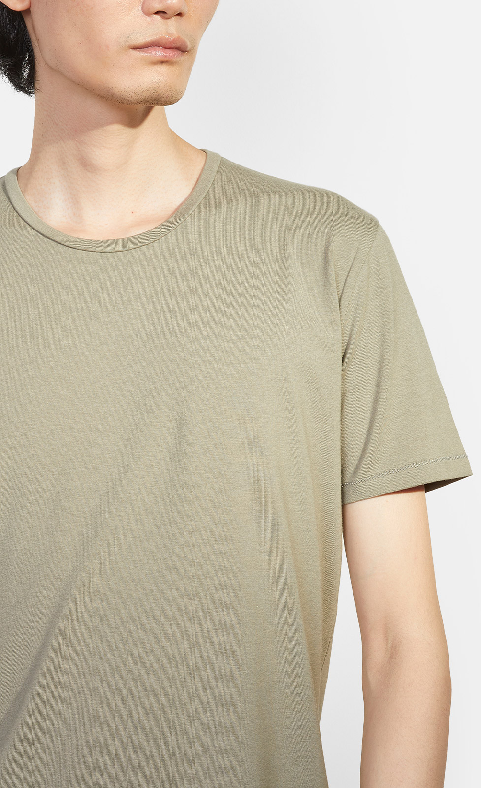 Hero - Rundhals T-Shirt aus Baumwolle-Modal-Mix