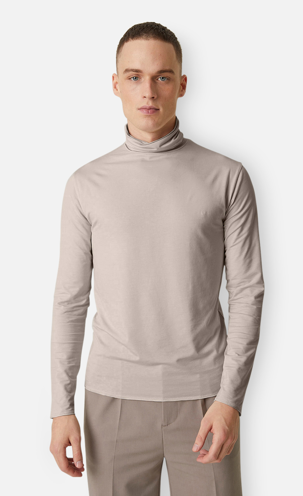 Didier - Rollkragen-Langarmshirt