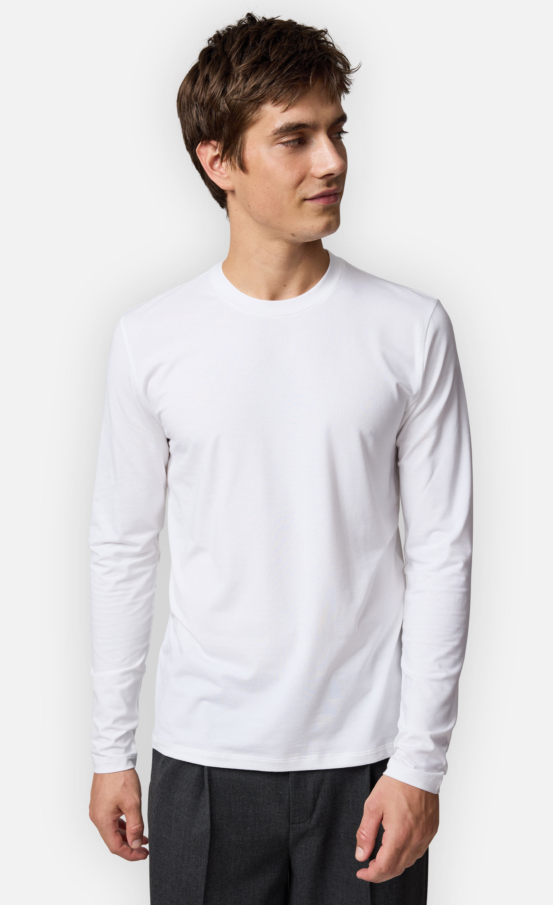 Alberts - Rundhals Langarmshirt