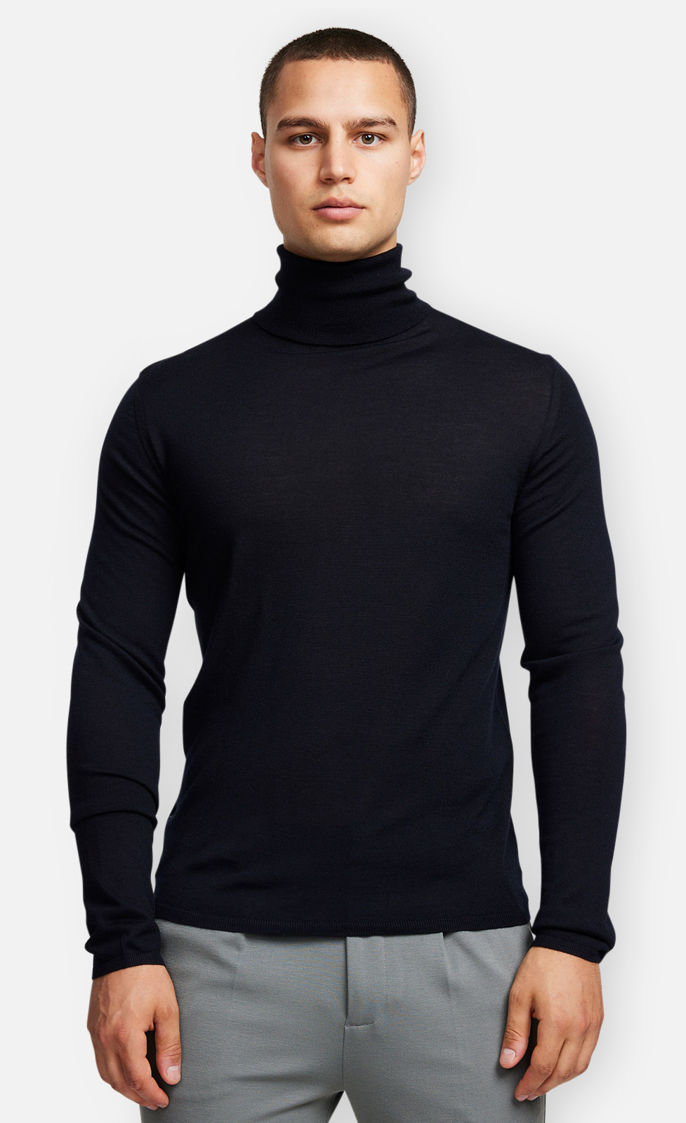 Theor - Rollkragenpullover aus Merinowolle