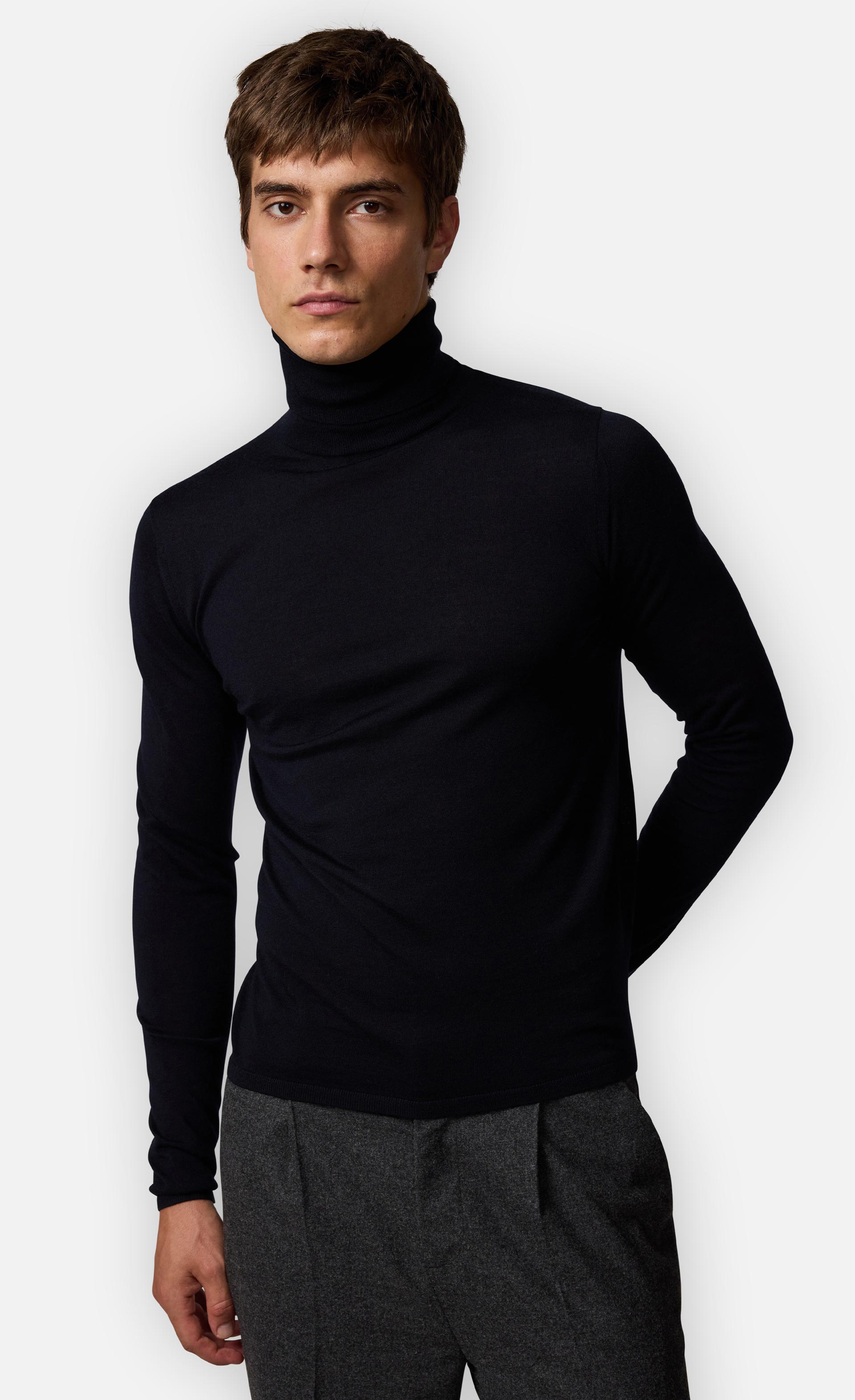 Theor - Rollkragenpullover aus Merinowolle