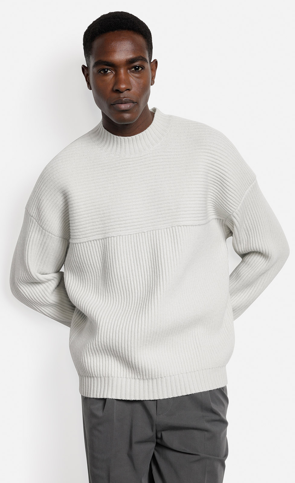 Bennos - Gerippter Strickpullover