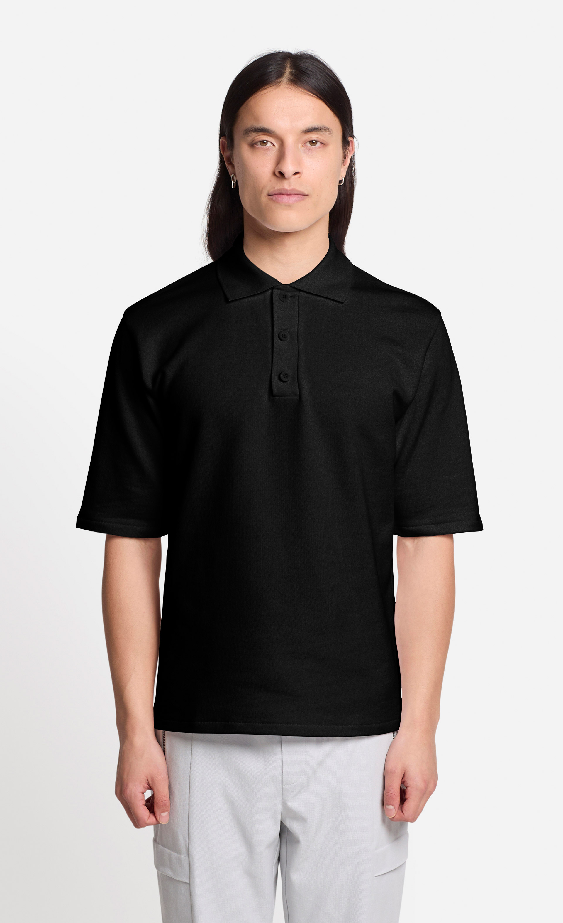 Bertios - Poloshirt aus American-Fleece