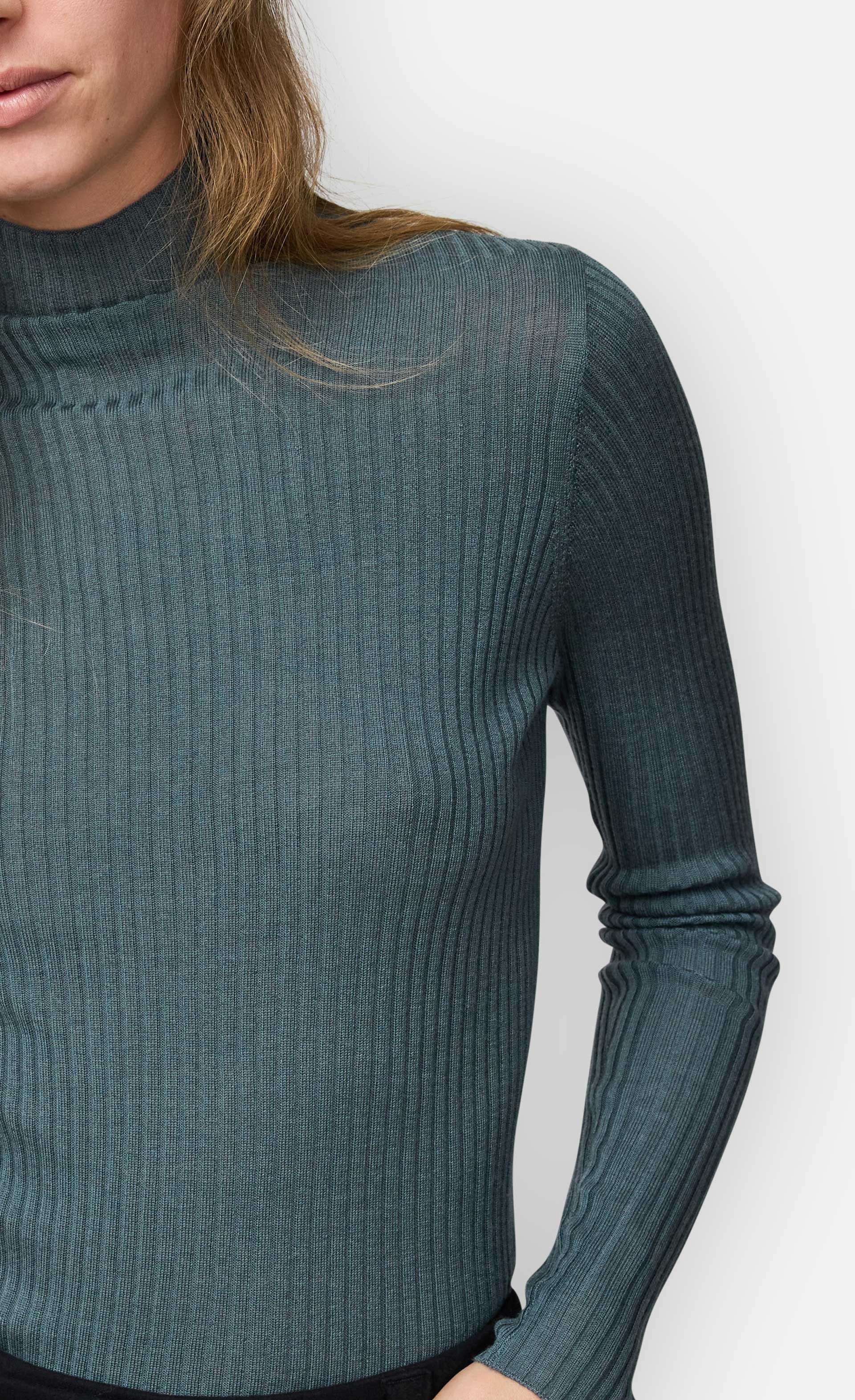 Balida - Rollkragenpullover aus feiner Merinowolle